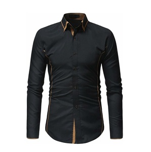 เสื้อเชิ้ตผู้ชายแขนยาวผ้าฝ้ายและใยไผ่คุณภาพสูง ดีไซน์ใหม่ ระบายอากาศได้ดี ราคาโรงงาน สำหรับใส่ทำงาน - Product Image 4