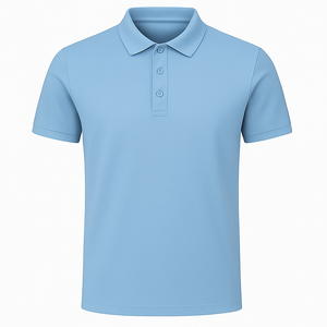 Polo transpirable ligero y personalizado para hombre, camiseta Glof de mezcla de algodón de manga corta lisa de primera calidad para uso diario informal - Product Image 1