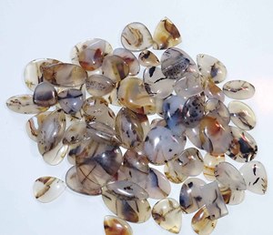 อัญมณีหลวมอาเกตแมนตาน่าธรรมชาติ การทําเครื่องประดับอาเกตแมนตาน่าคาโบชองส์ที่สวยงาม และอัญมณีขัดเงาด้วยมือที่ดี - Product Image 4