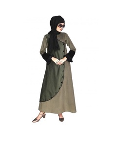 Abrigo estilo Abaya islámico modesto abrigo moderno Casual Dubai última colección vestido musulmán ropa islámica Venta caliente - Product Image 2