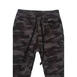 กางเกงสเวตเตอร์สำหรับกีฬากลางแจ้งของผู้ชายผ้าถักคอตตอน100% 240ก. แห้งเร็วผลิตจากโลโก้ - Product Image 6