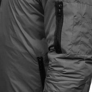 Blousons Bomber Unisexe pour Hommes, Personnalisables avec Votre Propre Logo, Fermeture Éclair, Coton/Polyester, Col Debout, Hiver, Écologique, Streetwear - Product Image 6