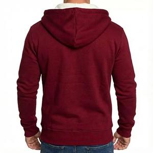 Sudadera con Capucha Estilo Motociclista para Hombre, Diseño OEM, Detalle de Manga Plizada, Corte Ajustado, Felpa de Algodón - Product Image 2