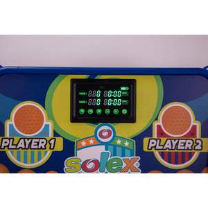 Jeu d'arcade de basket-ball double portable et pliable pour intérieur avec tableau de scores électronique - Product Image 6