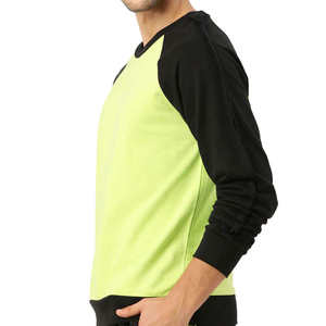 เสื้อสเวตเชิ้ตแขนแร็กแลน คอกลม ผู้ชาย แบบสั่งทำสีตัดต่อ ผ้าฟลีซ สไตล์สตรีทแวร์ สำหรับผู้ชาย - Product Image 2