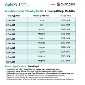 Clips de capot pour Renault et Dacia - 100 pièces - Product Image 4