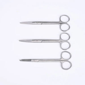 Kit de chirurgie mineure de base de 13 pièces, boîte de stérilisation |   Ensemble de ciseaux chirurgicaux et pinces en acier inoxydable manuels |   Ensemble de pansements médicaux - Product Image 5