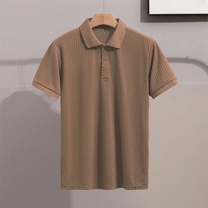 Golf pour hommes vierge de haute qualité sur mesure en gros pour les chemises Logo personnalisé à manches courtes col roulé pur coton - Product Image 3