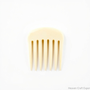 Peigne à cheveux durable en os naturel fait à la main de style animal pour le soin quotidien des cheveux - Product Image 2