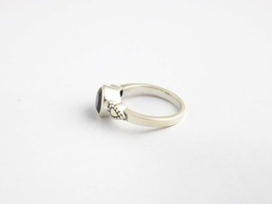 Bague en argent sterling 925 avec pierre précieuse grenat naturel, faite à la main, pierre de naissance de janvier - Product Image 6