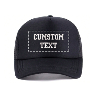 Casquettes de camionneur unisexes 100% polyester de haute qualité avec logo personnalisé brodé en 3D, respirantes, mode, pêche, sports de plein air, décontractées - Product Image 3