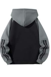 เสื้อฮู้ดดี้แบบซิปครึ่งตัว ดีไซน์สั่งทำพิเศษ ผ้าฝ้าย 100% เสื้อสวมหัวทันสมัย พร้อมปักโลโก้และป้ายพิมพ์ลายตามสั่ง - Product Image 6