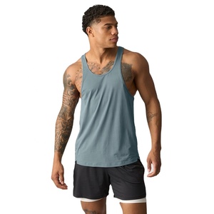 Débardeur de gym uni pour hommes OEM Tissu respirant et évacuant l'humidité Haut pour hommes Logo personnalisé et commandes en gros disponibles - Product Image 1