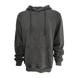 Sudadera de algodón pesado para hombre, sudadera con capucha de lavado ácido de gran tamaño con logotipo personalizado, Jersey transpirable 3D, ropa informal para hombre, Hip Hop - Product Image 1