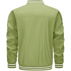 Veste universitaire pour homme de qualité supérieure, brodée sur mesure, col montant, logo frontal, élégante, durable, imperméable, écologique, matelassée - Product Image 3