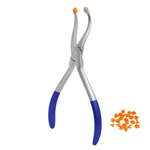 คีมทันตกรรมถอดสายรัดทำจากเหล็กสแตนเลสสำหรับจัดฟันพร้อมที่จับ PVC - Product Image 4