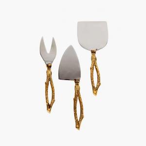 ชุดสเปรดเดอร์ชีสสแตนเลสสีเงินเคลือบทำด้วยมือสำหรับร้านอาหารงานแต่งงาน - Product Image 5