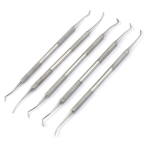 Vaslcare ชุดเครื่องมือผ่าตัดในช่องปาก5ชิ้น, เครื่องมือทันตกรรมโทมัสแว๊กซ์ carvers ลิฟท์ยก amalgam ปลั๊กปลายด้านหนึ่ง - Product Image 1