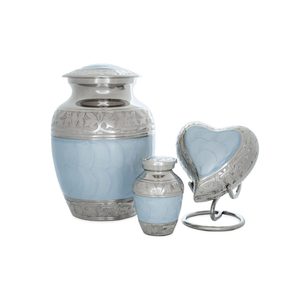 Wholesale Price Customized High Quality Metal Cremation <b>Keepsake</b> Urns Funeral Urns Burial <b>Keepsake</b> <b>for</b> <b>Ashes</b> With Velvet Box - Product Image 4