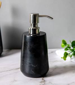 Distributeur de savon en marbre noir au design moderne avec pompe en métal pour évier de cuisine décor de ferme pompe à savon à vaisselle pour salle de bain - Product Image 4