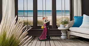 Estatuas modernas de resina para decoración del hogar, escultura de pareja de amor apasionado y vínculo de matrimonio para amantes - Product Image 2