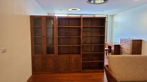 Bibliothèque moderne en teck du sud-ouest avec 6 étagères pour le salon - Product Image 4