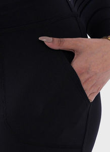 Mallas ajustadas personalizadas, pantalones acampanados deportivos informales de cintura alta para fitness, pantalones acampanados de yoga desnuda ajustados de alta elasticidad para mujer - Product Image 6