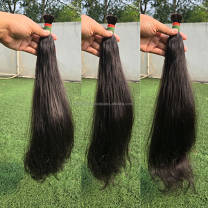 ผมต่อแบบ Double Drawn แท้ 100% เกรดพรีเมียม หรูหรา ผมอินโดนีเซีย ปลายผมหนา ไม่ผ่านการแปรรูป แบบเป็นมัด - Product Image 4