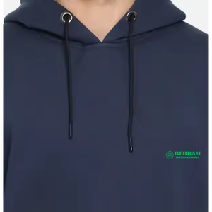 Ensemble de survêtement pour homme 100% coton à capuche, couleur unie, sweat-shirt et pantalon de jogging à manches longues, vêtements décontractés d'automne avec poches latérales - Product Image 4