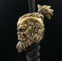 Cuentas de Latón con Forma de Cuchillo Orc de Warcraft, Estilo Punk, para EDC, Actividades al Aire Libre, DIY, Cordón de Paracord, Colgante, Pulseras de Cuerda para Paraguas, Accesorios