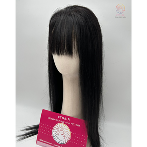 Nuevos estilos, pelucas de cabello virgen Remy vietnamita de doble estándar, Cierre de Color Natural, pelucas de cabello humano recto de hueso 4X4 de 20 pulgadas - Product Image 3