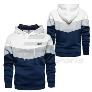 Sweat à capuche zippé oversize et lourd pour homme personnalisé éponge française 450gsm sweats à capuche zippés pour homme - Product Image 1