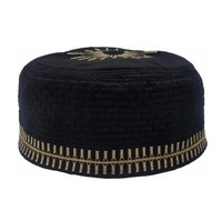 Nueva Llegada 2024 Gorras Musulmanas para Hombres, Gorros para Rezar Namaz en la Mezquita, Diseño Elegante con Estampado Árabe, Gorras Islámicas para Niños