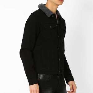 Servicio OEM/ODM Entrega rápida Chaqueta vaquera para hombre de la mejor calidad Cuello levantado 100% Estilo de moda lavable para el invierno - Product Image 2