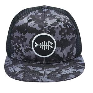 Gorra de 6 Paneles con Visera Plana, Unisex, para Ciclismo, Aire Libre, Playa, Alta Calidad, Estilo Hip Hop, INJAE Personalizada 112, Malla de Camuflaje de Peces, Moda - Product Image 5
