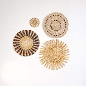 Venta al por mayor a granel placas de cargador de ratán nueva llegada tendencia placas de cargador de ratán estilo bohemio mantel de mimbre hecho a mano de - Product Image 5