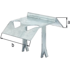 Supports de fixation murale 321 Run-Up en acier galvanisé à chaud de 125 mm GAH pour rangement mural - Product Image 1
