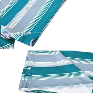 เสื้อโปโลผู้ชายแนวธุรกิจผ้าทอลายทแยงสีทึบเรียบง่ายยืดหยุ่นระบายอากาศได้ดี - Product Image 4