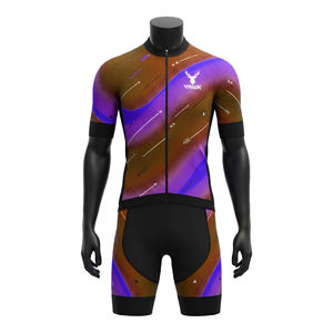 Conjunto de Jersey de Ciclismo de Diseño Personalizado, Uniforme de Ciclismo para Hombre, Tela sin Costuras, Secado Rápido, Ropa Deportiva, Soporte OEM y ODM - Product Image 1