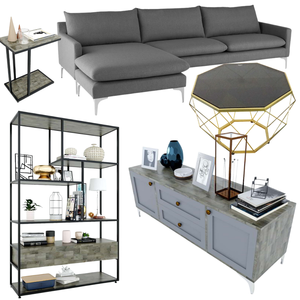 PK021 5-Piece Modular Contemporary Living Room Furniture Combo Comfortable Fabric <b>Adjustable</b> Features 12-Month Guarantee for - Product Image 1