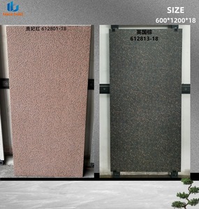 Carreaux de sol en porcelaine mate de luxe modernes 600x1200mm 18mm d'épaisseur antidérapants effet bois pour extérieur terrasse en pierre de quartz pleine masse - Product Image 5