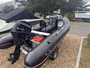 Bateau à moteur d'occasion 2023 Wavelines 4.2M Aluminium_RIB 30HP moteurs hors-bord Tohatsu bateaux de pêche JetBoats SportLeisure avec remorque - Product Image 2