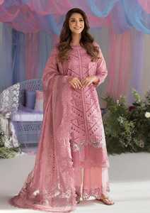 Último Heavy Fox Georgette bordado Readymade Salwar Suit Dupatta seda tradicional Pakistán con botón de encaje venta de exportación - Product Image 2