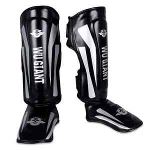 Venta caliente logotipo personalizado Kick Boxing Shin Instep Guard Muay Thai Shin Guard equipo de protección de piernas - Product Image 6