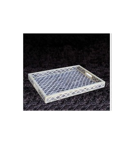 Best Seller Mother Of Pearl Tray, Luxury Handmade Mother of Pearl Serving Tray, Elegant Shell Inlay <b>for</b> Home & Gift Wholesale - Product Image 3