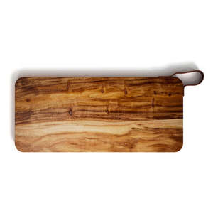 Planche à découper en bois épais de qualité supérieure avec poignées Planche à découper en bois durable pour la cuisine à domicile Utilisation au restaurant - Product Image 5