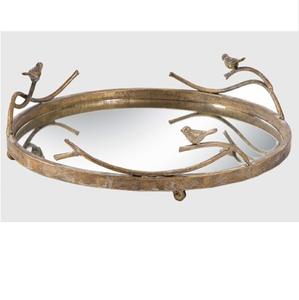 ถาดเสิร์ฟอาหารและอุปกรณ์จัดเลี้ยง สไตล์โบราณ พร้อมถาดแก้วสำหรับอาหารและของหวาน - Product Image 2