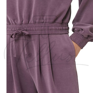Nueva Sudadera Corta con Capucha para Mujer 2026, Transpirable, Ecológica, de Poliéster/Algodón, Personalizable, de Alta Calidad y Asequible - Product Image 5