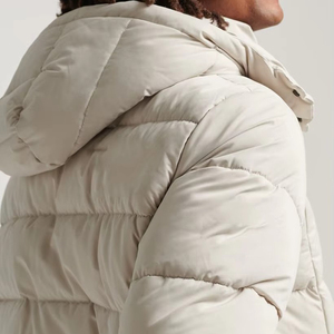 แจ็กเก็ตตัวปักเป้าสีขาวกันน้ำสำหรับผู้ชายแจ็คเก็ตบุนวมแนวสตรีทสำหรับฤดูหนาว - Product Image 4