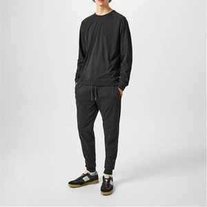 Sudadera de cuello redondo Lisa clásica, sudadera de entrenamiento Unisex, sudadera de estilo callejero, cuello redondo de gran tamaño a la moda - Product Image 5